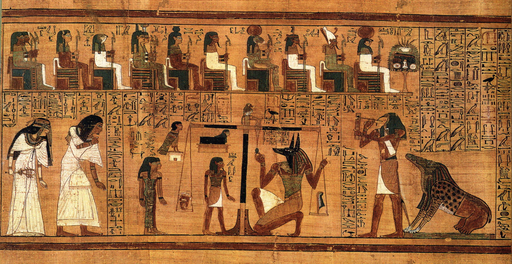 Papyrus of Ani, an early example of sequential storytelling.